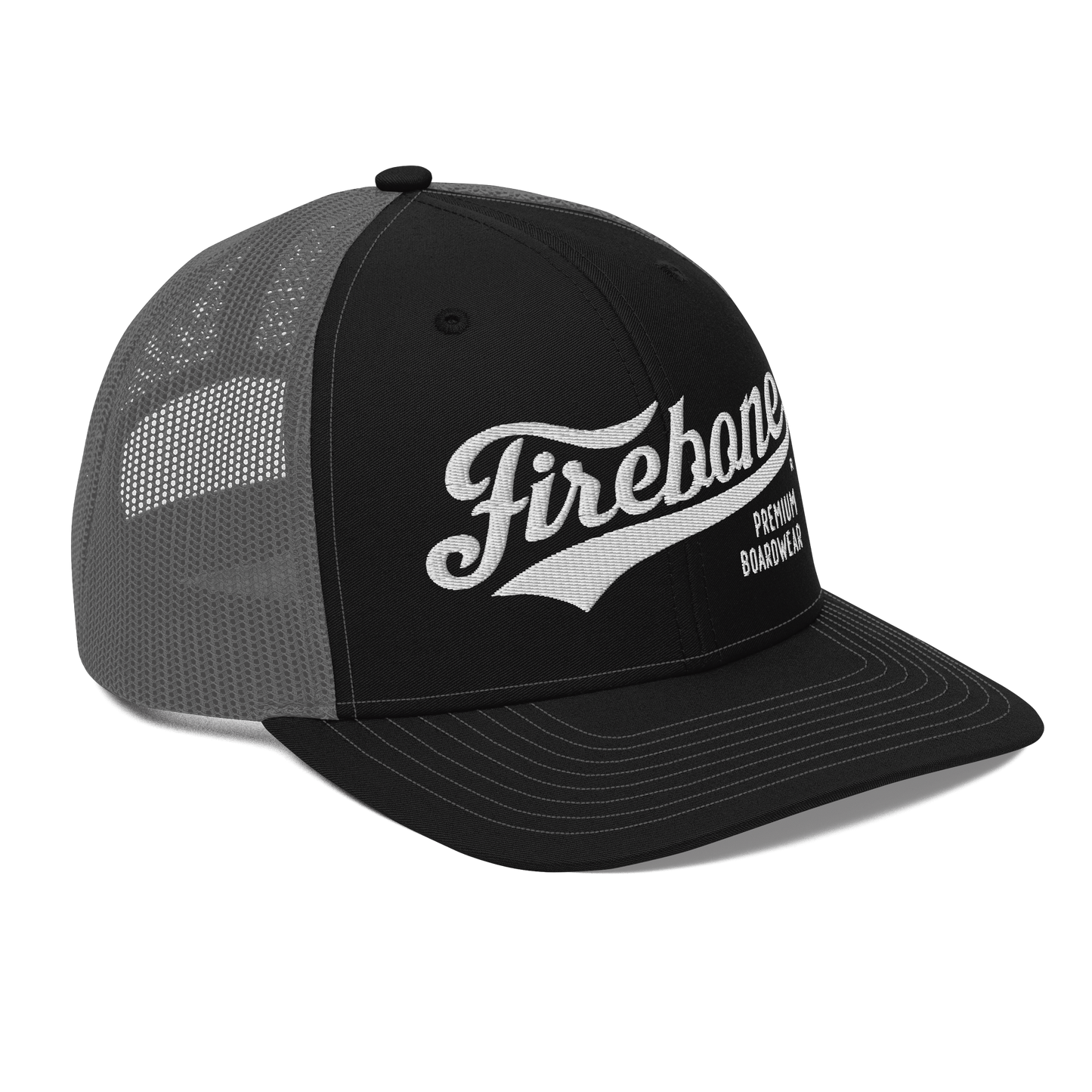 Firebone Swish logo Truckers Cap