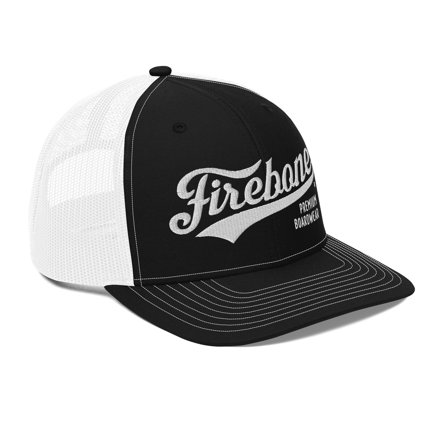 Firebone Swish logo Truckers Cap