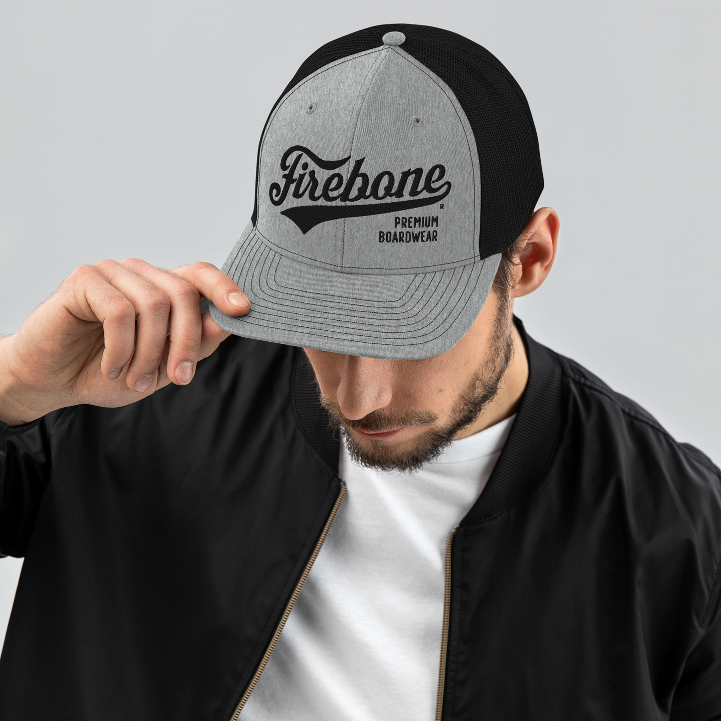 Firebone Swish Logo SnapBack Cap
