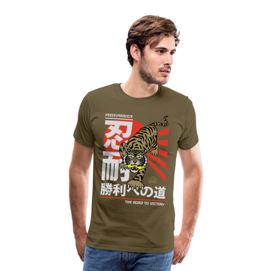The Road Victory - Khaki - Men’s Premium T-Shirt - khaki