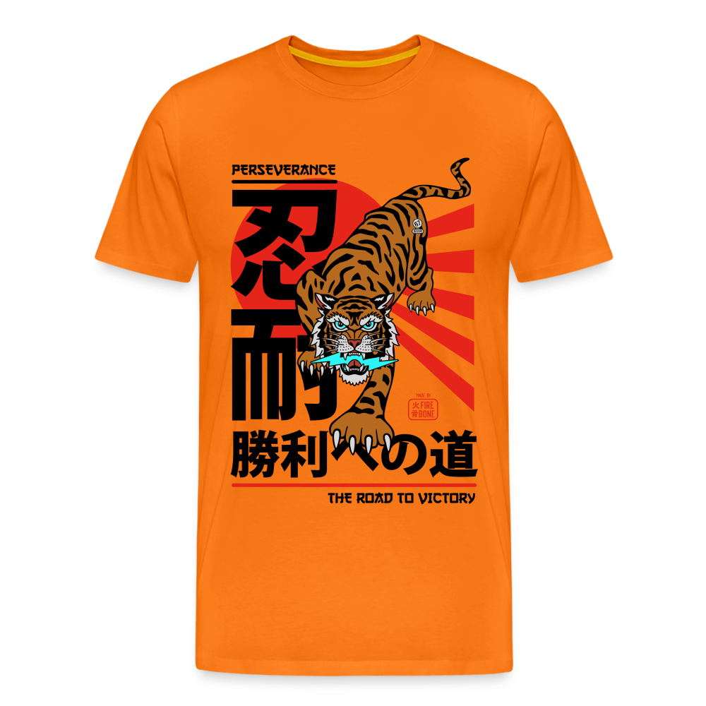 The Road to Victory - Orange - Men’s Premium T-Shirt - orange