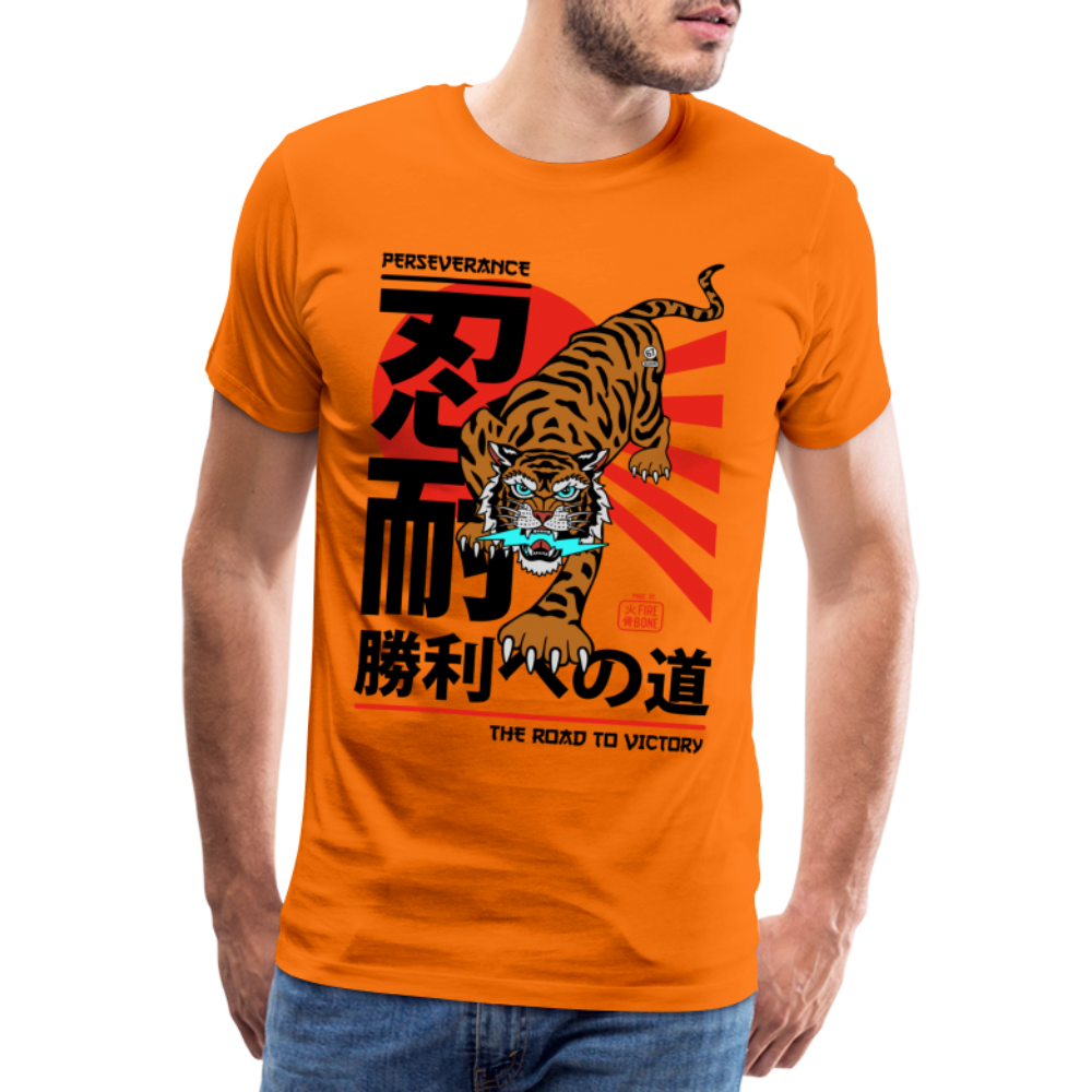 The Road to Victory - Orange - Men’s Premium T-Shirt - orange