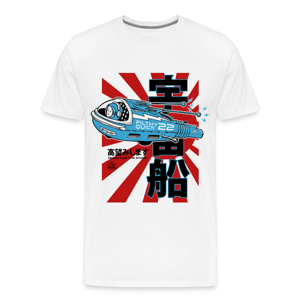 Filthy Quick Space Ship - White - Men’s Premium T-Shirt - white