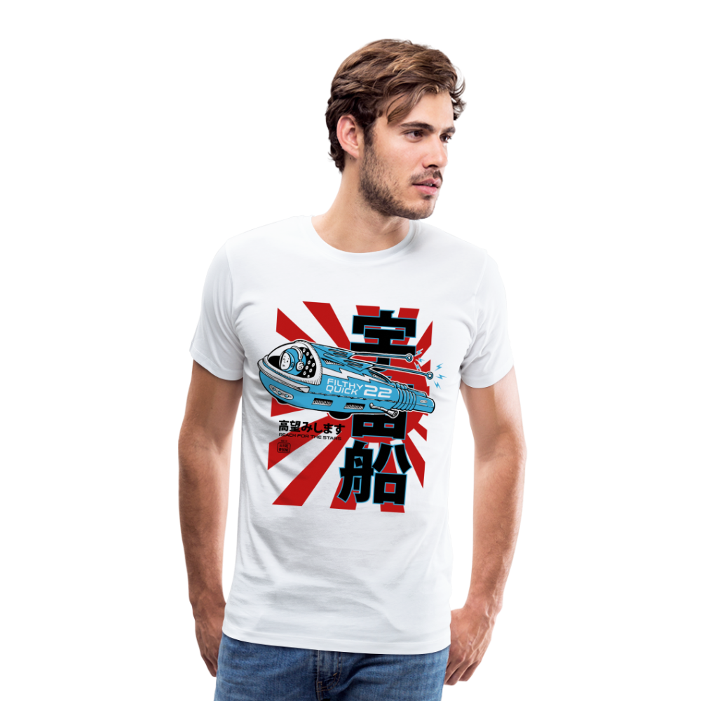 Filthy Quick Space Ship - White - Men’s Premium T-Shirt - white