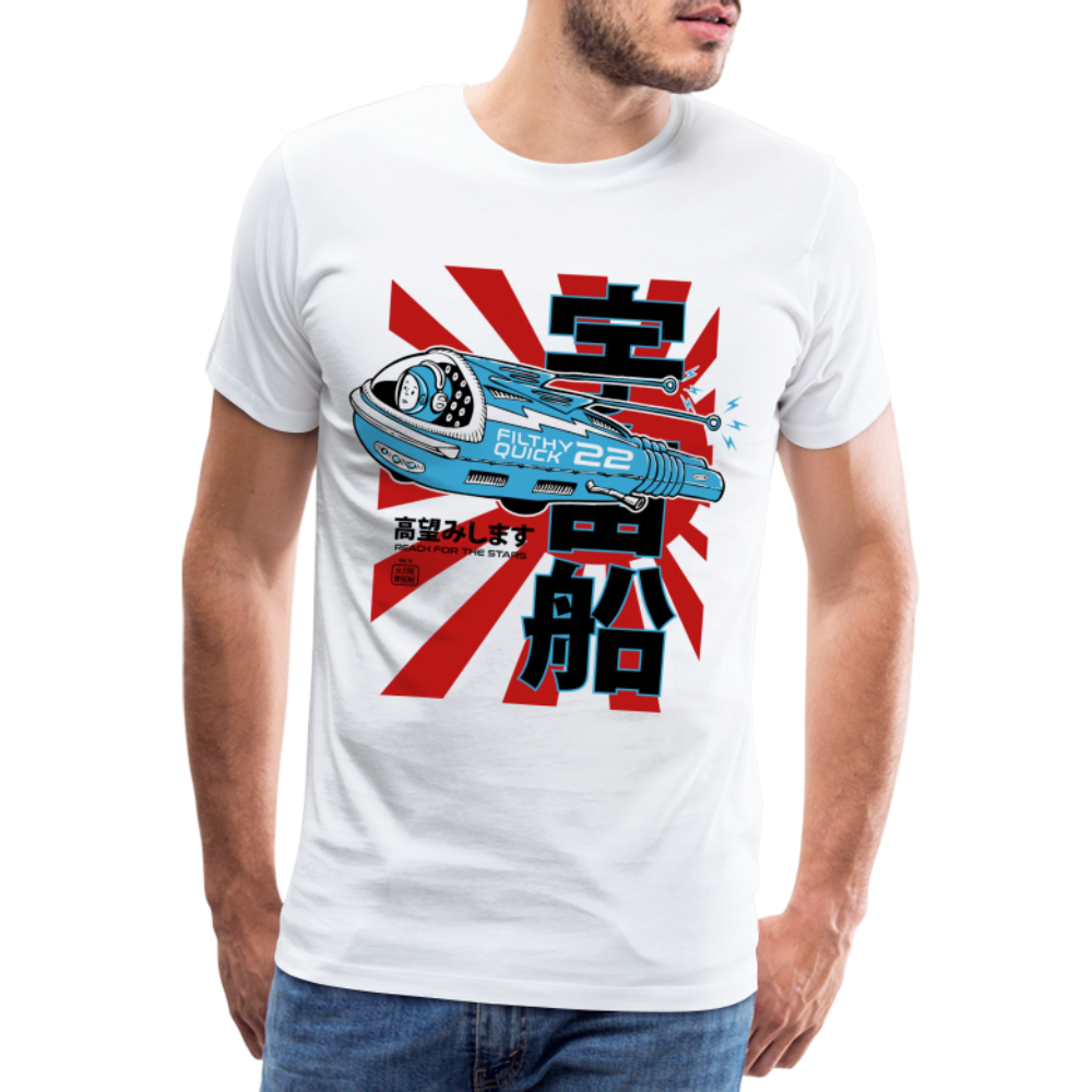 Filthy Quick Space Ship - White - Men’s Premium T-Shirt - white