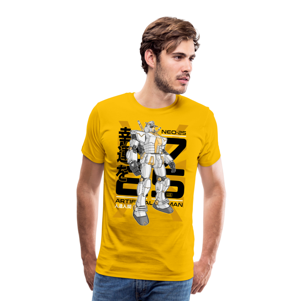 Neo-25 Robot - Men’s Premium T-Shirt - sun yellow