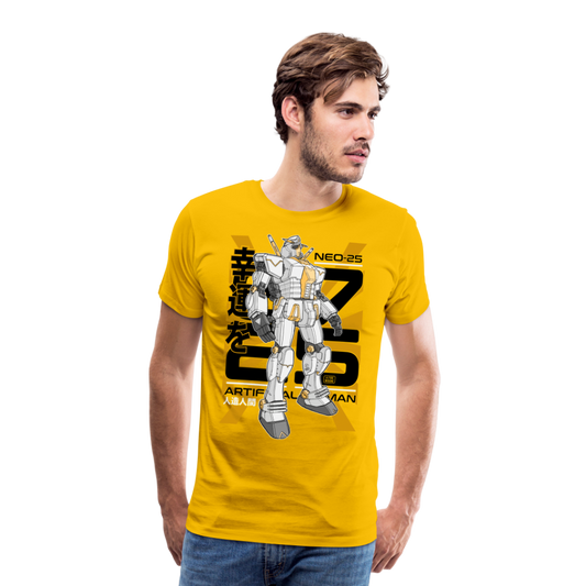 Neo-25 Robot - Men’s Premium T-Shirt - sun yellow