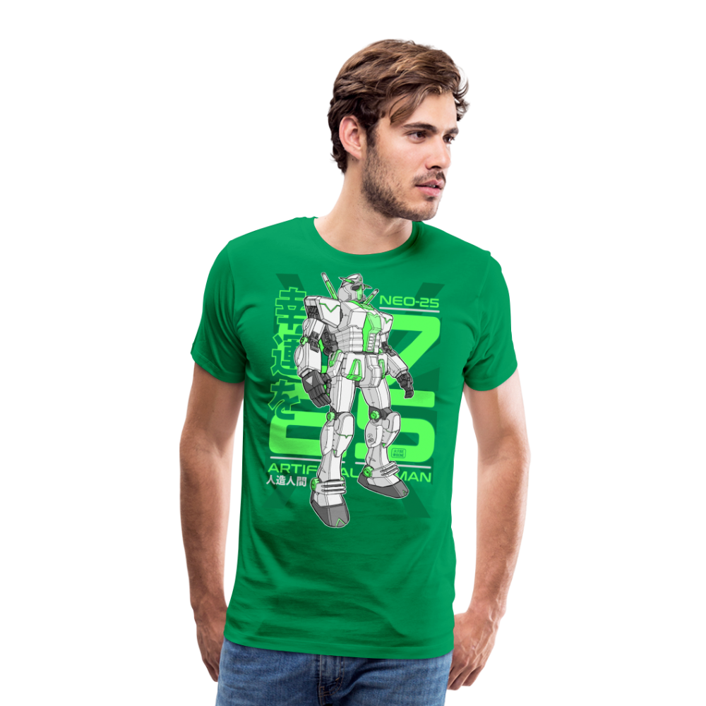 Neo-25 Robot Green - Men’s Premium T-Shirt - kelly green