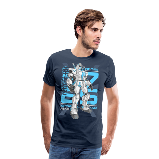 Neo-25 Robot Navy - Men’s Premium T-Shirt - navy