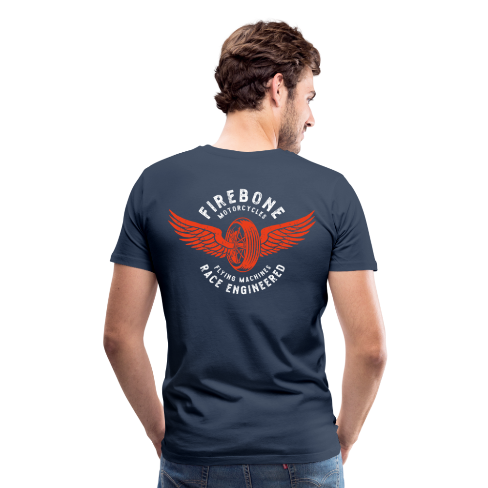 Guts before Glory - Vintage Engine t-shirt - navy