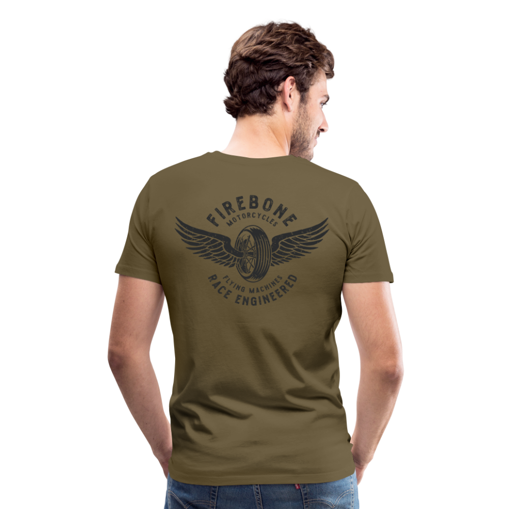 Guts before Glory - Vintage engine t-shirt - khaki