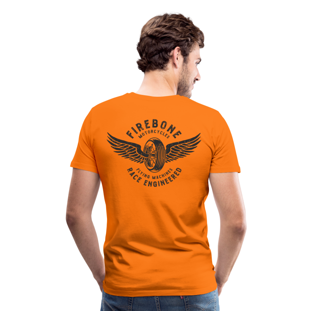 Guts before Glory - Vintage engine t-shirt - orange
