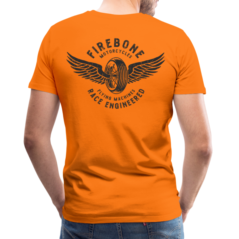 Guts before Glory - Vintage engine t-shirt - orange