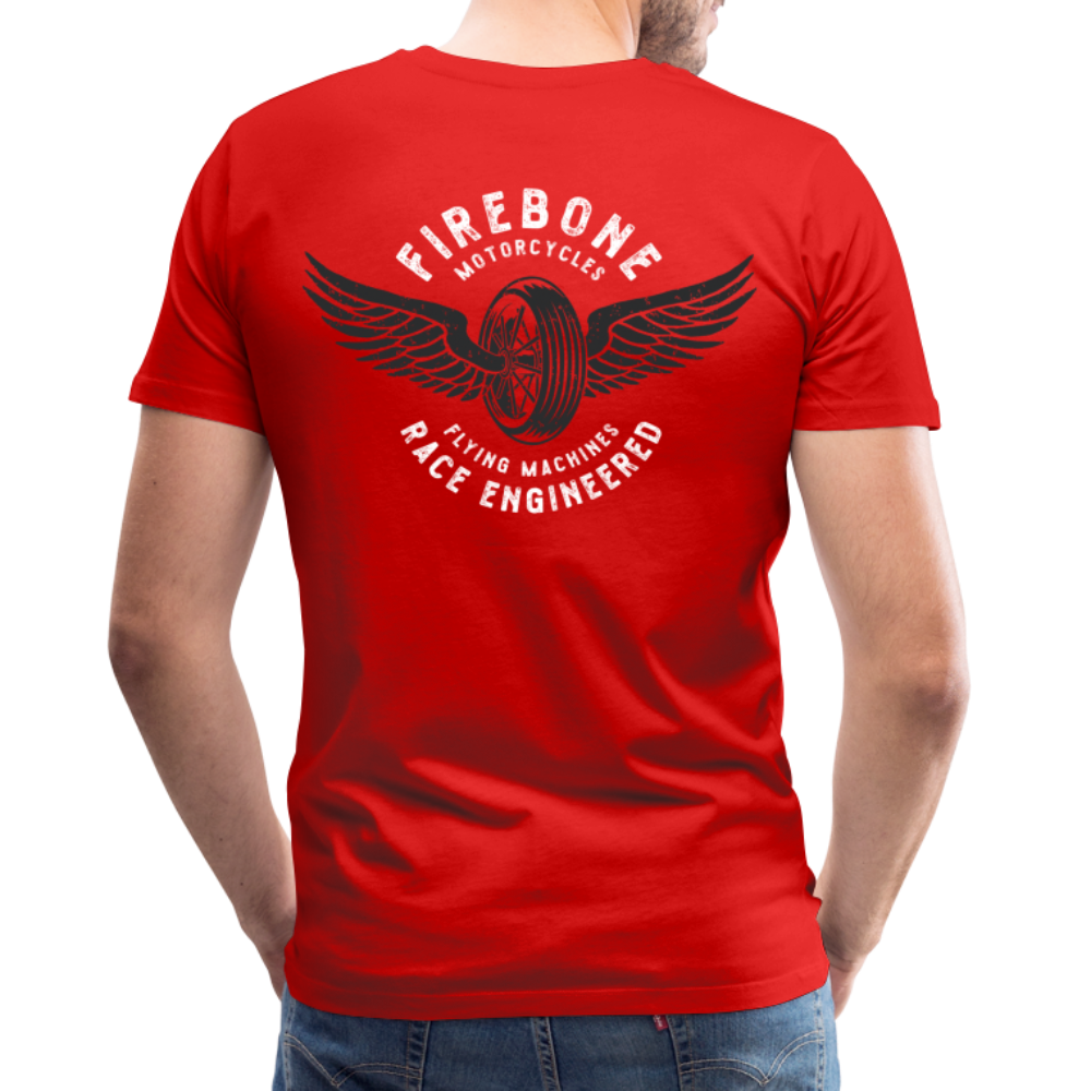 Guts before Glory - Vintage engine t-shirt - red