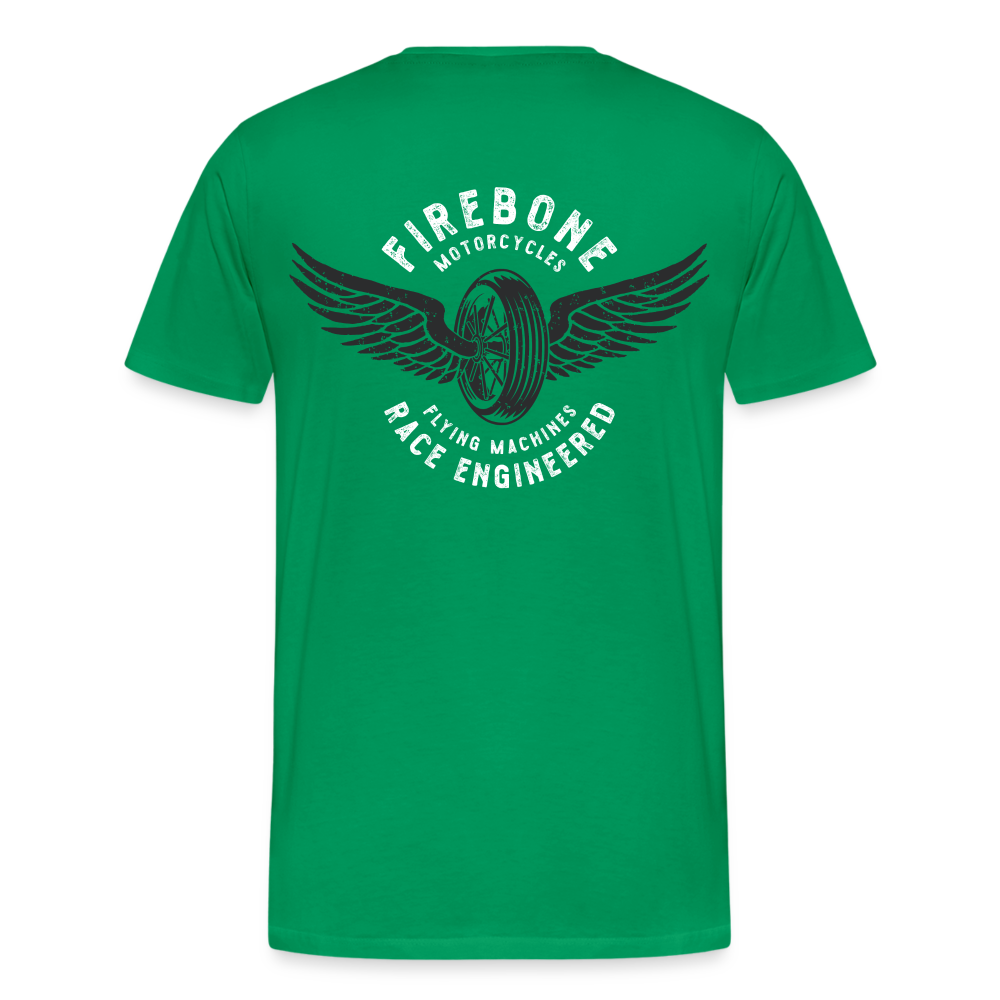 Guts before Glory - Vintage engine t-shirt - kelly green