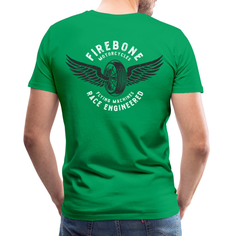 Guts before Glory - Vintage engine t-shirt - kelly green