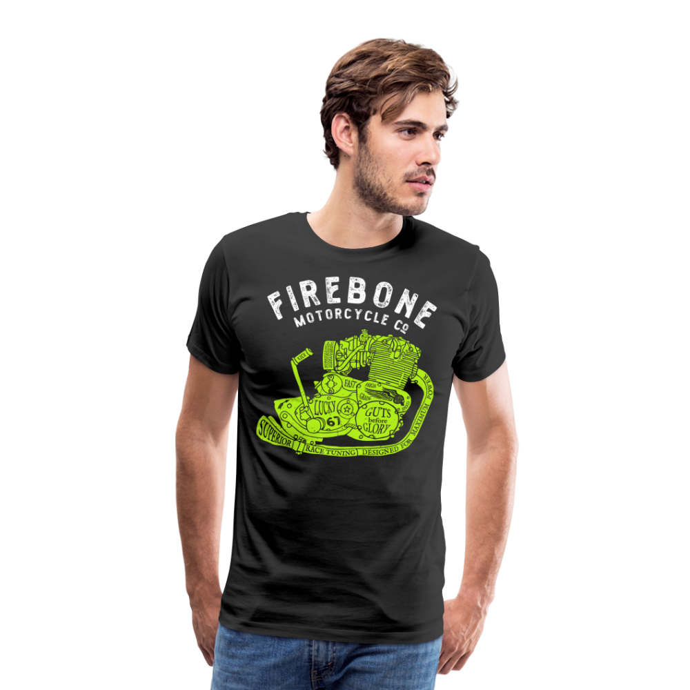 Guts before Glory - Vintage engine t-shirt - black
