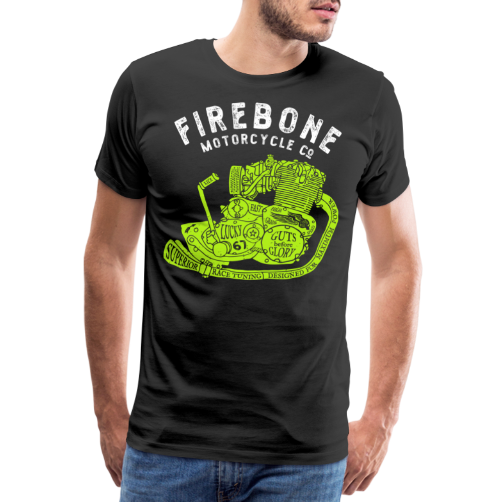 Guts before Glory - Vintage engine t-shirt - black