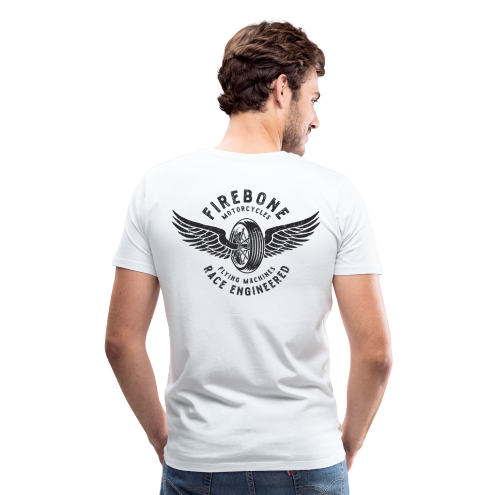 Guts before Glory - Vintage engine t-shirt - white
