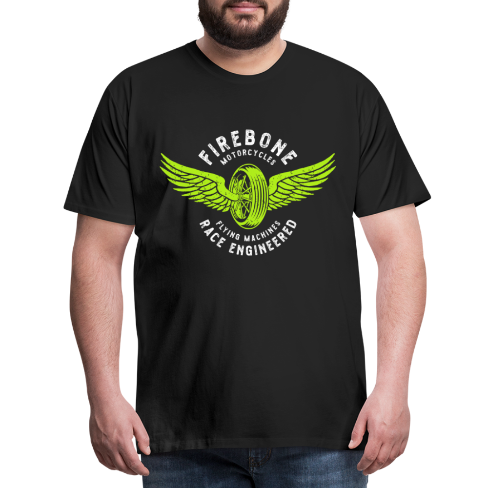 Flying machine - Vintage t-shirt - black