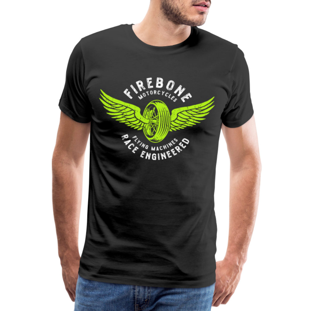 Flying machine - Vintage t-shirt - black