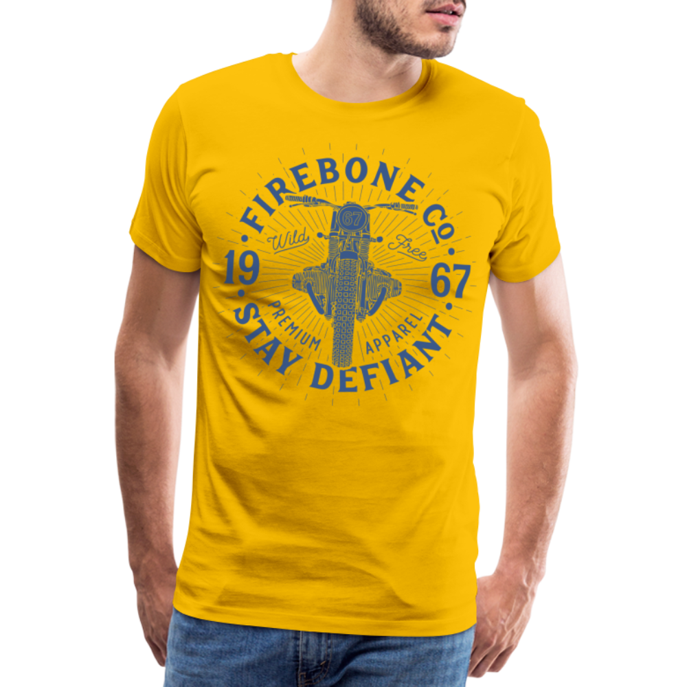Wild and free bike - Premium t-shirt - sun yellow