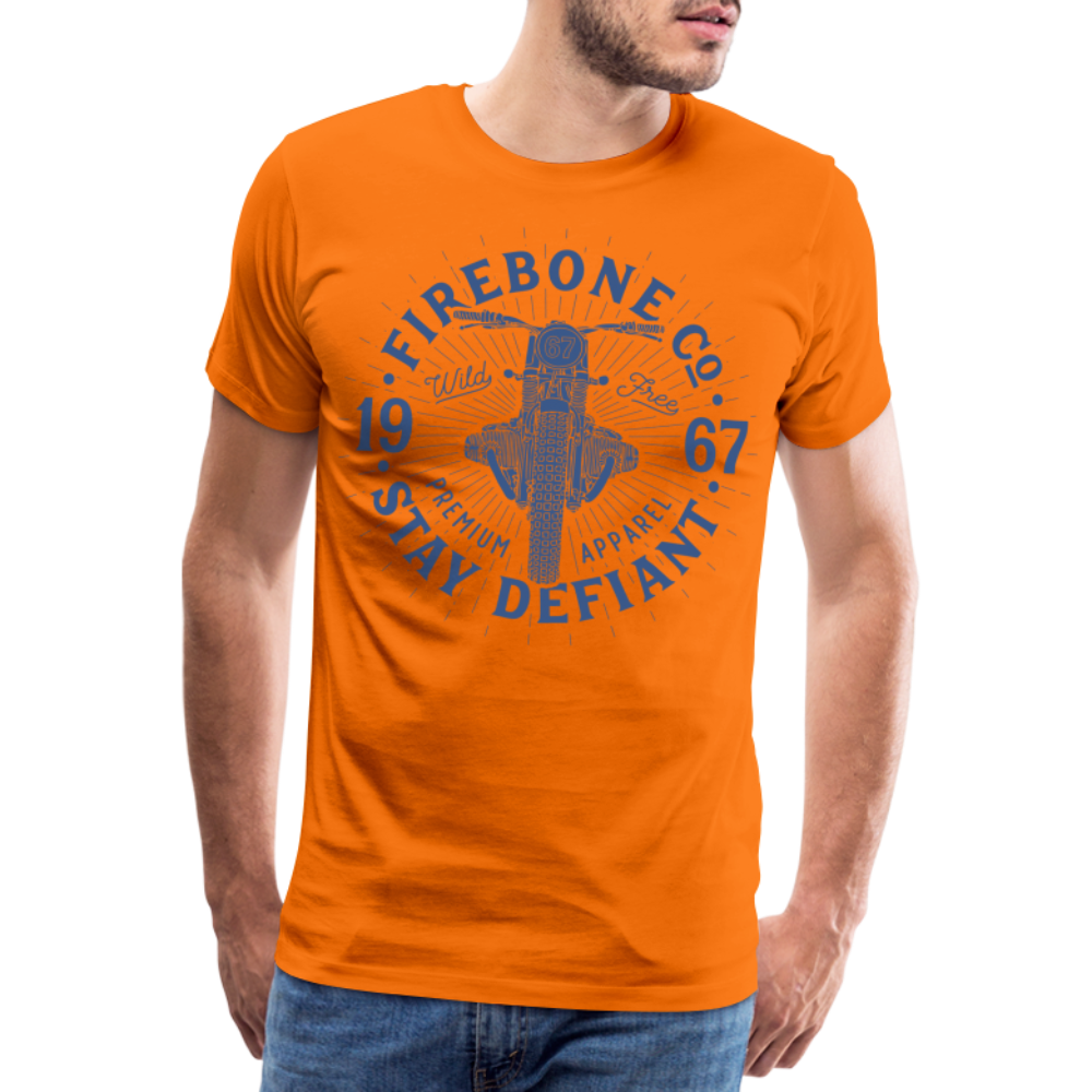 Wild and free bike - Premium t-shirt - orange