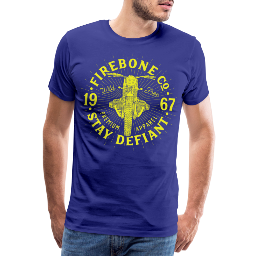 Wild and free bike - Premium t-shirt - royal blue