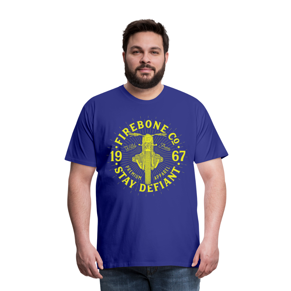 Wild and free bike - Premium t-shirt - royal blue