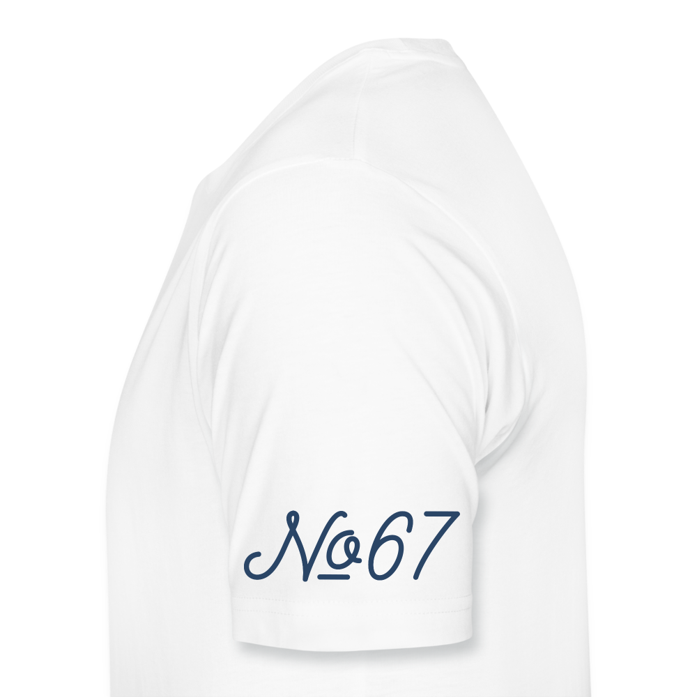 No.67 Firebone motorcycle t-shirt - white