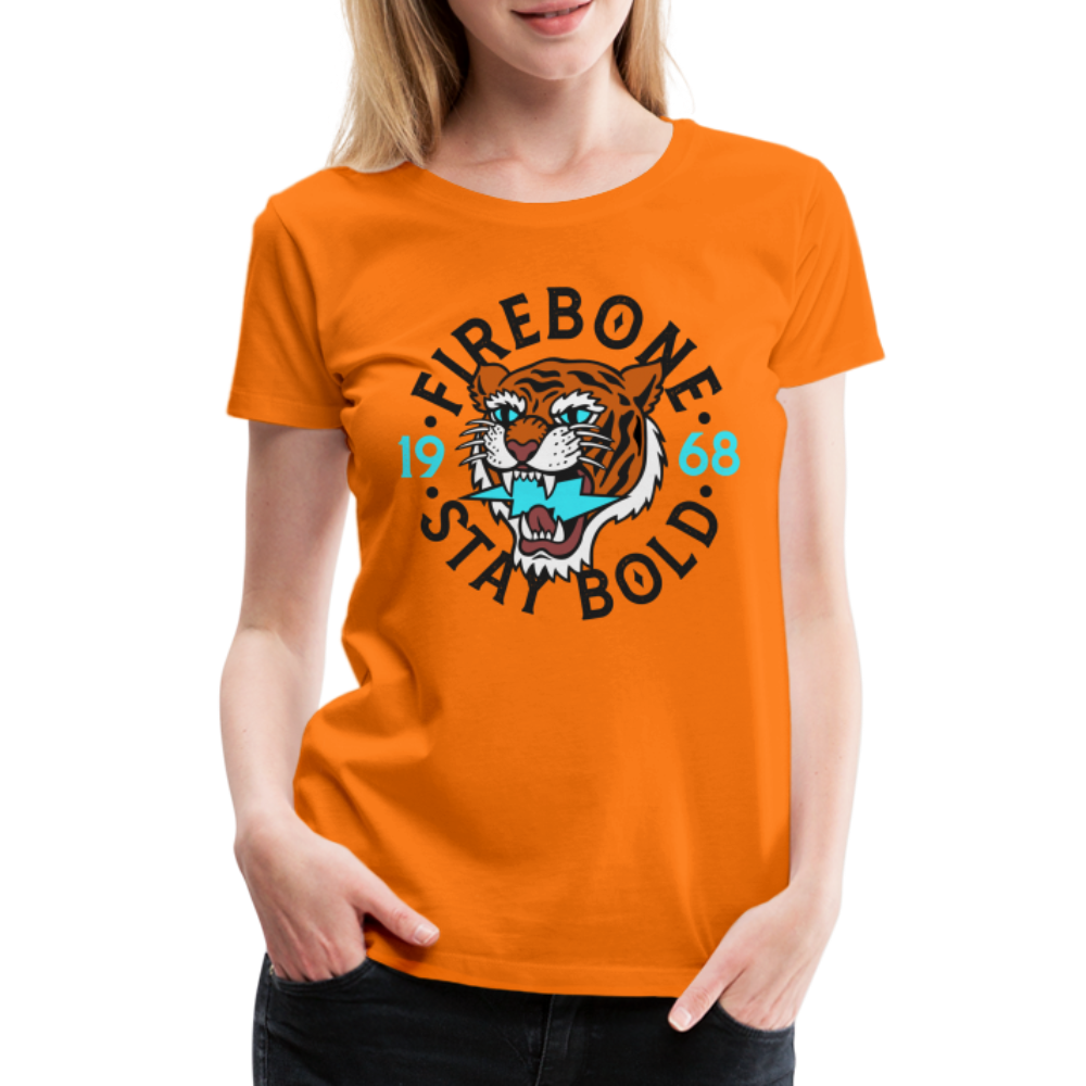 Stay Bold Tiger - Premium T-Shirt - orange