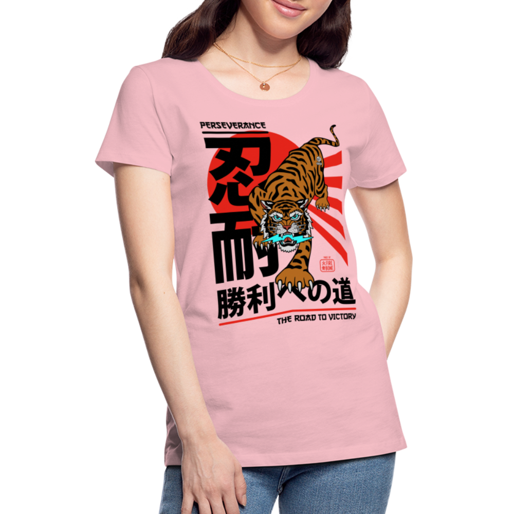 The Road to Victory - Premium T-Shirt - rose shadow