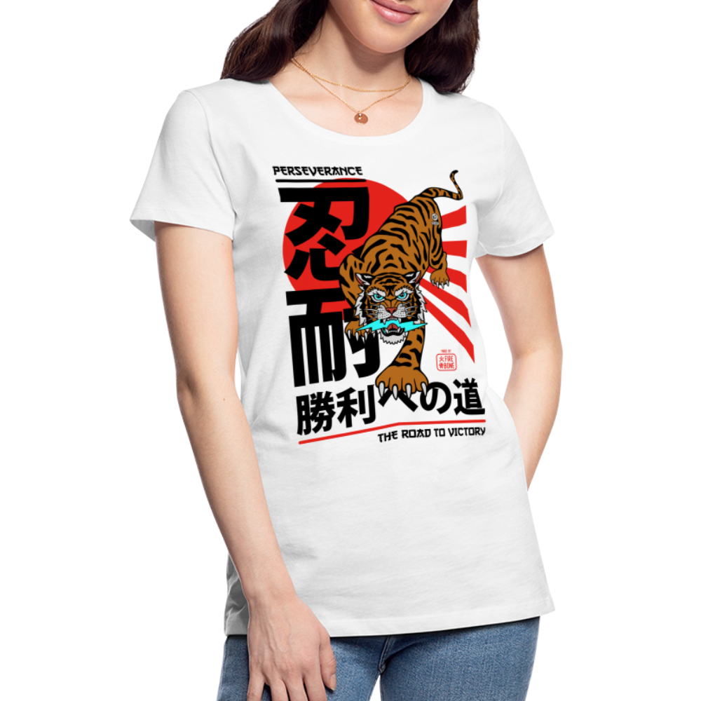 The Road to Victory - Premium T-Shirt - white
