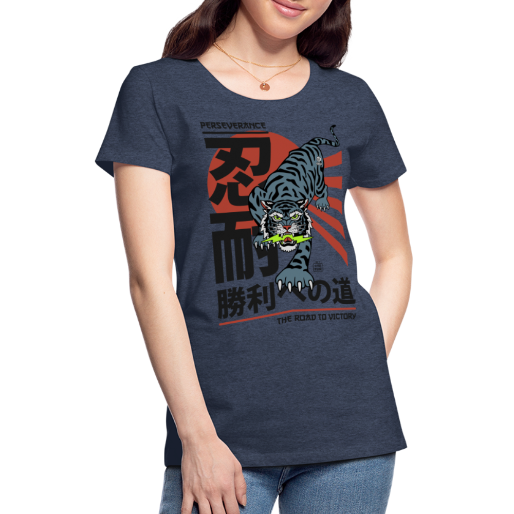 The Road to Victory - Premium T-Shirt - heather blue