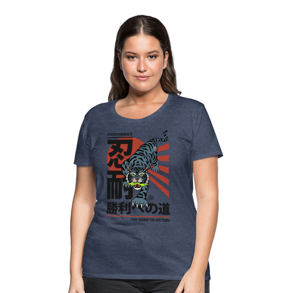 The Road to Victory - Premium T-Shirt - heather blue