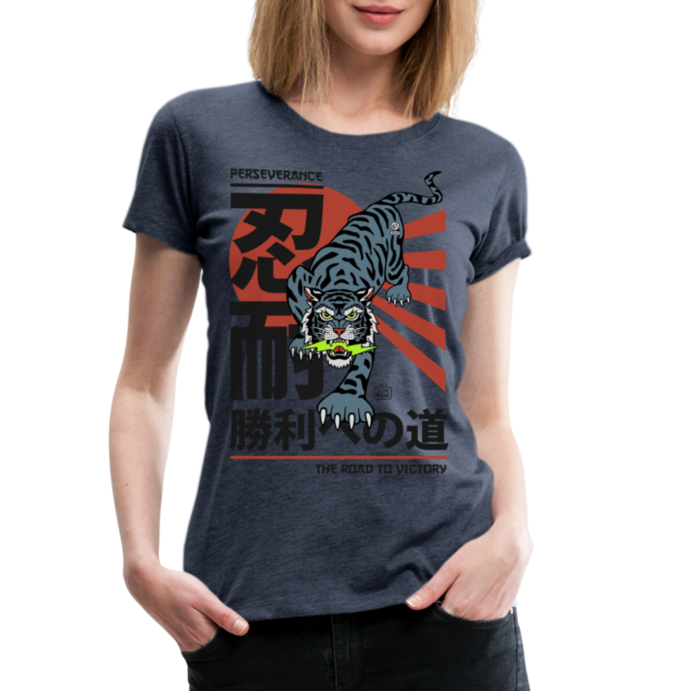 The Road to Victory - Premium T-Shirt - heather blue