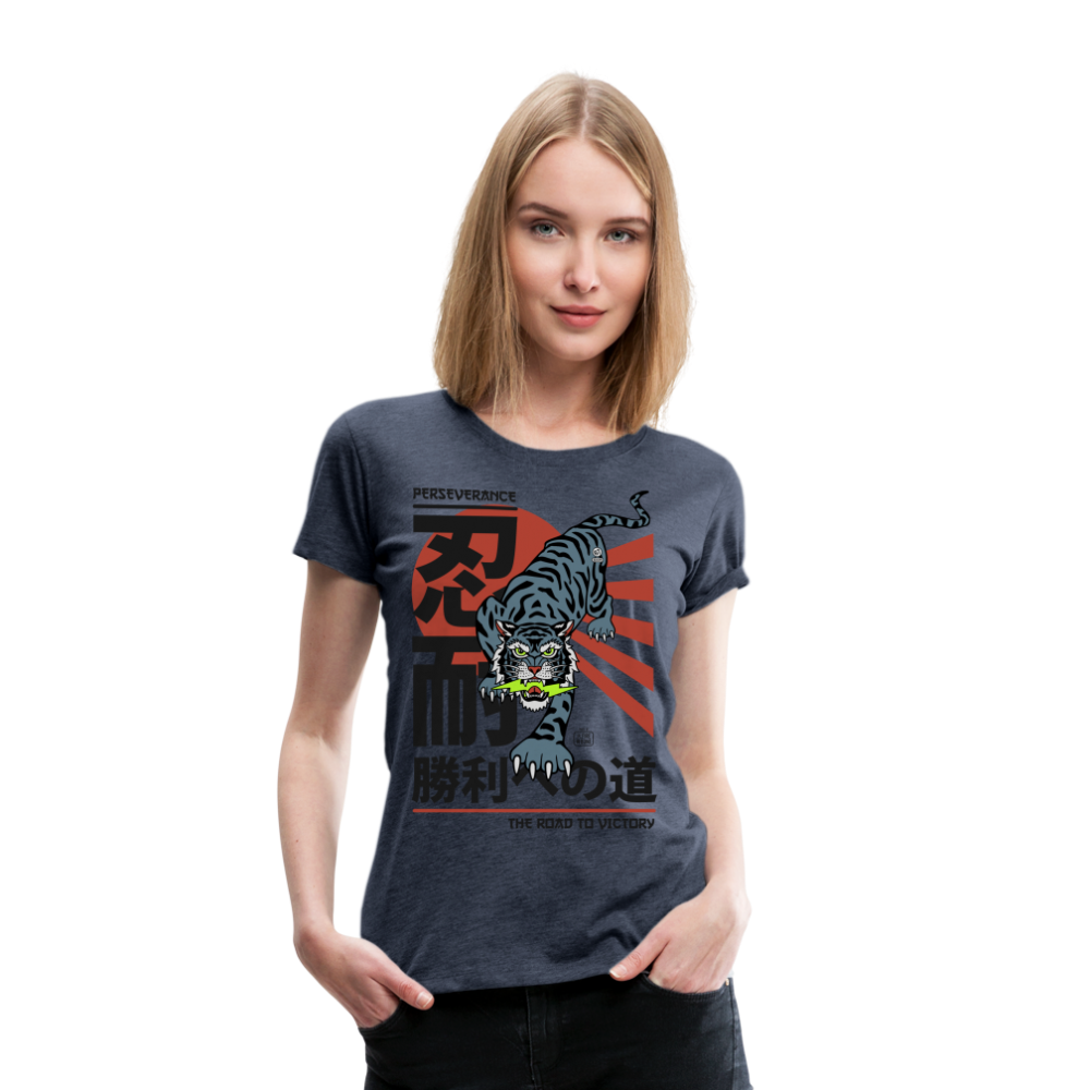 The Road to Victory - Premium T-Shirt - heather blue