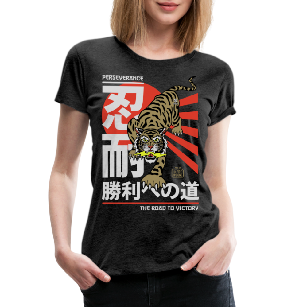 The Road to Victory - Premium T-Shirt - charcoal grey