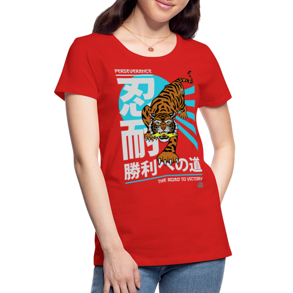 The Road to Victory - Premium T-Shirt - red