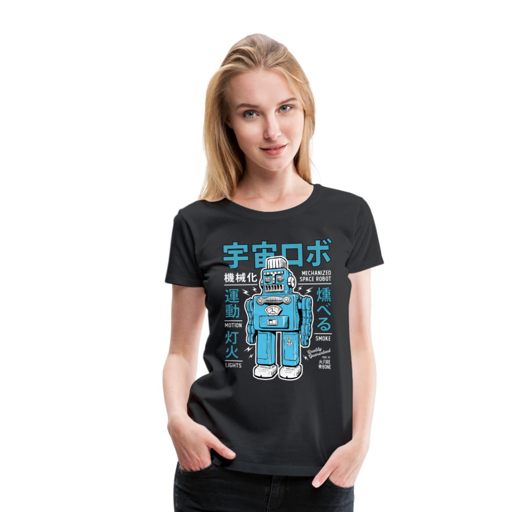 Mechanized Space Robot - Premium T-Shirt - black