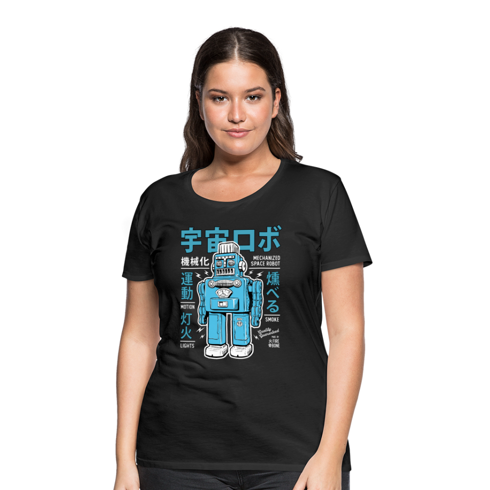 Mechanized Space Robot - Premium T-Shirt - black