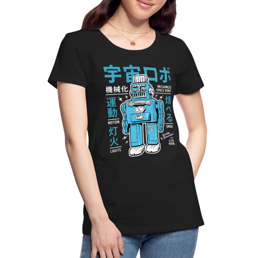Mechanized Space Robot - Premium T-Shirt - black