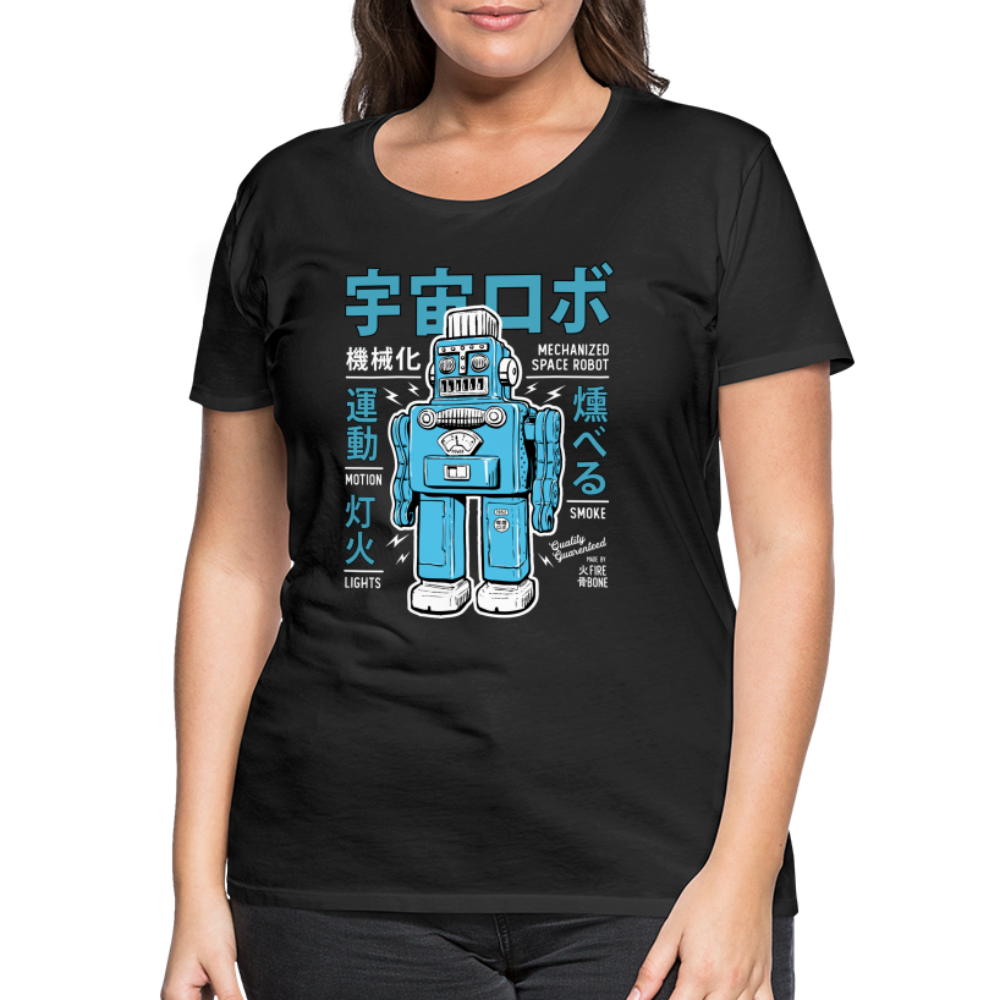 Mechanized Space Robot - Premium T-Shirt - black