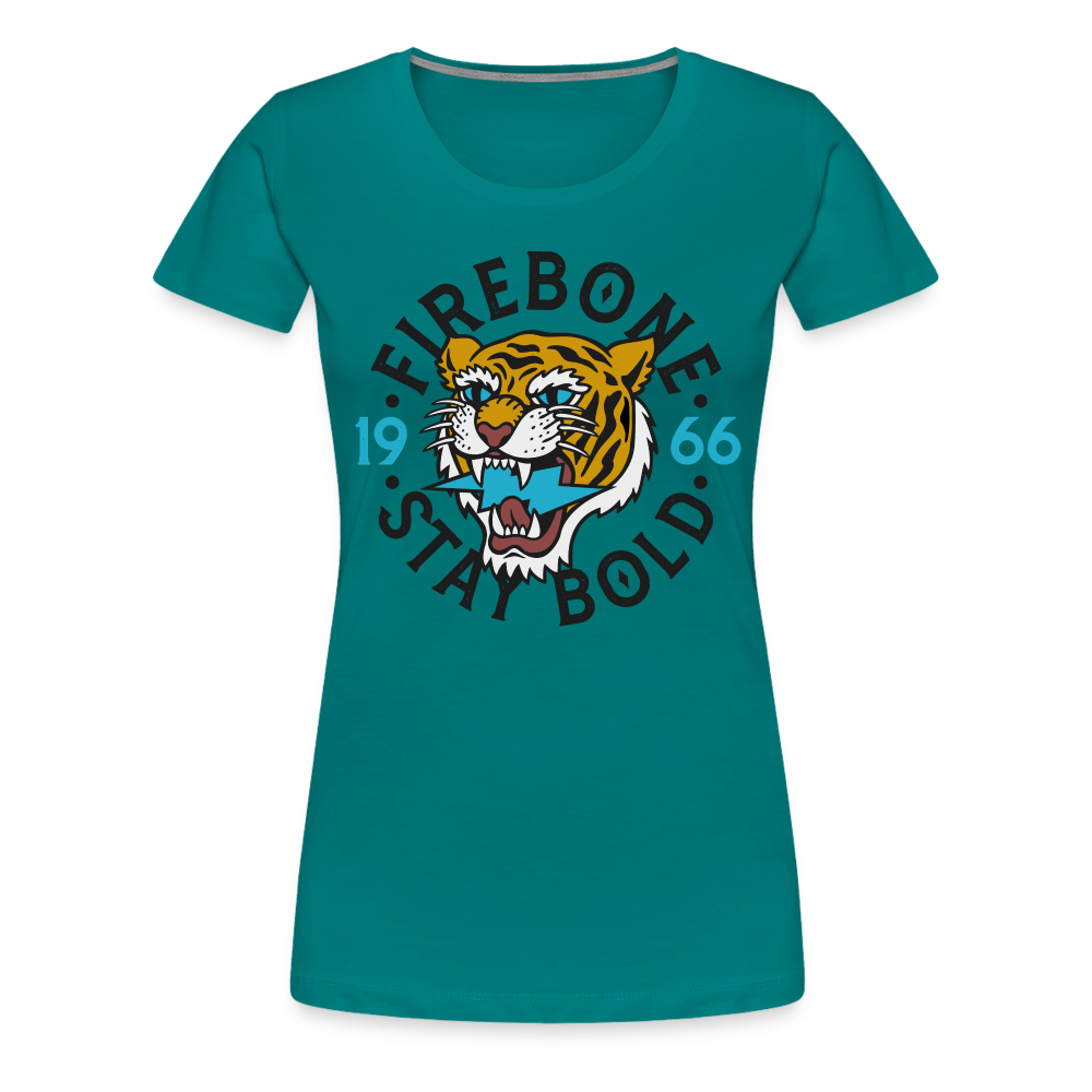Stay Bold Tiger - Premium T-Shirt - diva blue
