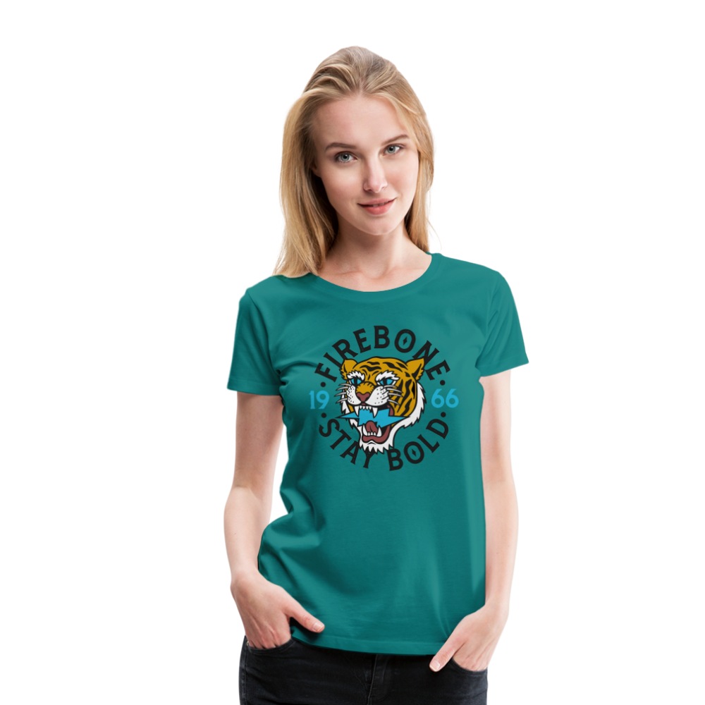 Stay Bold Tiger - Premium T-Shirt - diva blue
