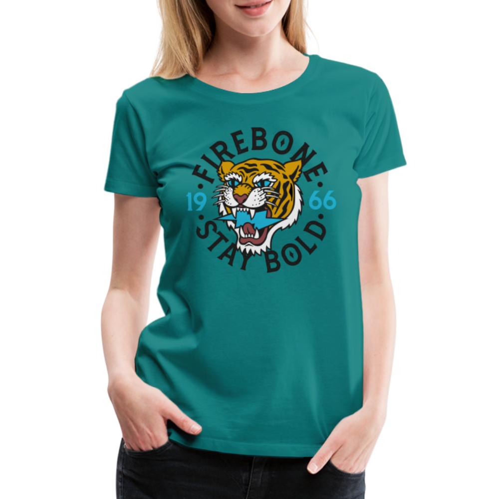 Stay Bold Tiger - Premium T-Shirt - diva blue