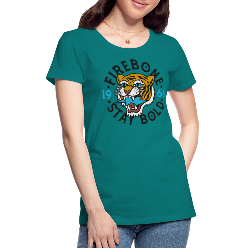 Stay Bold Tiger - Premium T-Shirt - diva blue