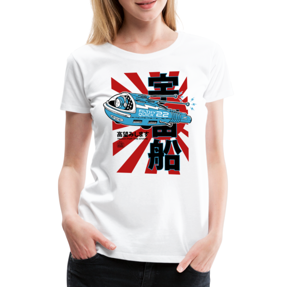 Reach for the stars - Double Premium T-Shirt - white