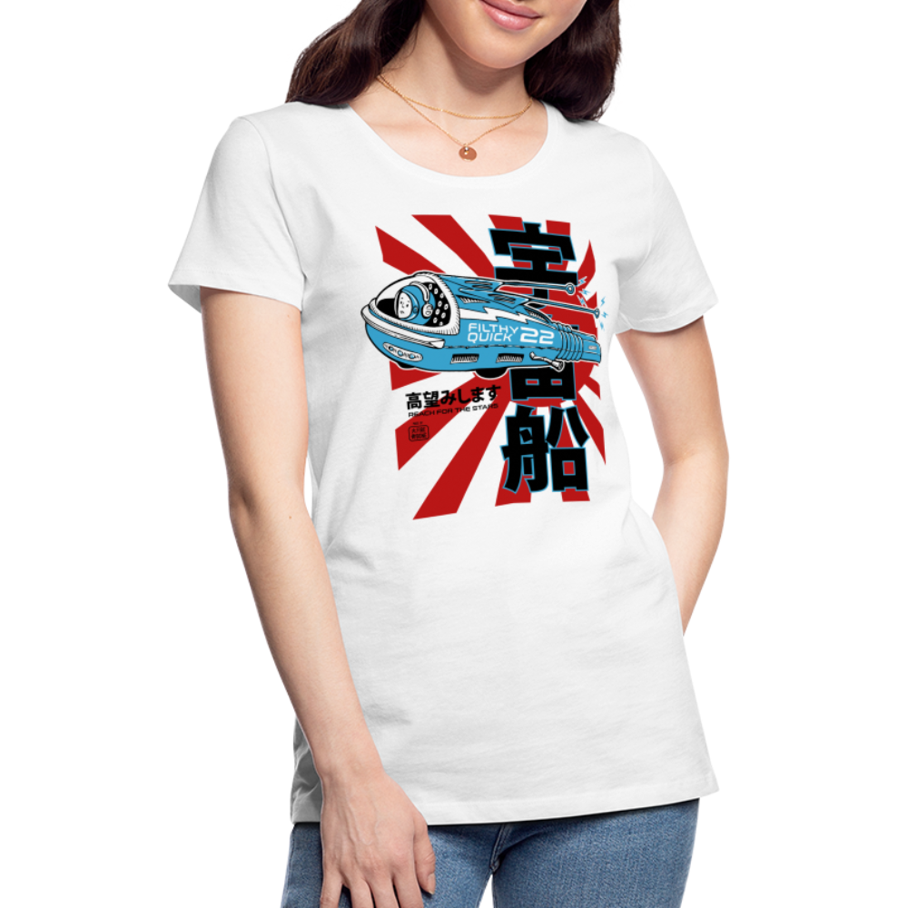 Reach for the stars - Double Premium T-Shirt - white