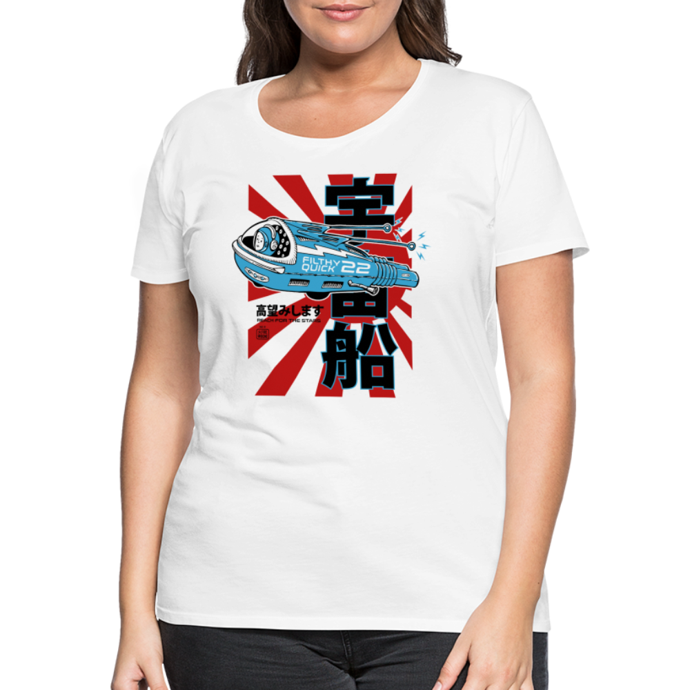 Reach for the stars - Double Premium T-Shirt - white